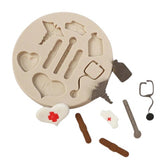 Molde Silicona Apliques Médico Surtido